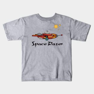 Vintage Space Blazer Toy Rocket Kids T-Shirt